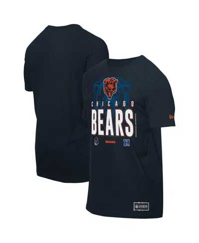 New Era Men's Navy Chicago Bears 2025 Nfl Training Camp T-shirt In Blue
