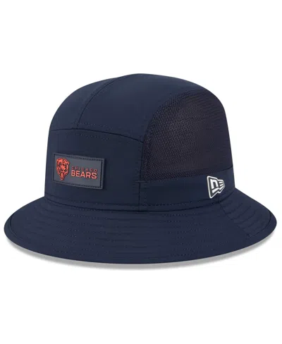 New Era Men's Navy Chicago Bears 2025 Sideline Bucket Hat In Blue