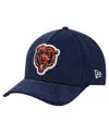 New Era Men's Navy Chicago Bears Cord Corduroy 9forty A-frame Adjustable Hat In Multi