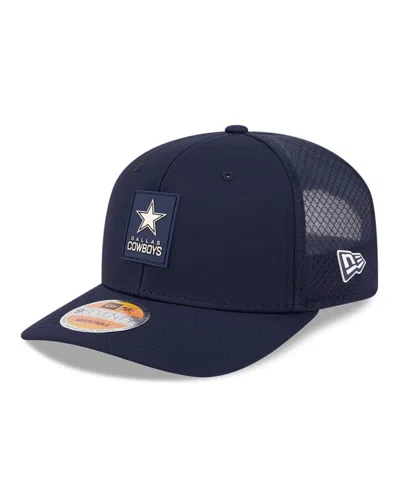 New Era Kids' Men's Navy Dallas Cowboys 2025 Sideline 9seventy Trucker Adjustable Hat In Blue