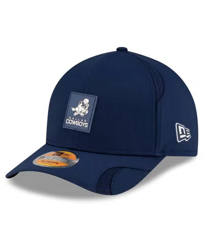 New Era Men's Navy Dallas Cowboys 2025 Sideline Throwback M-crown 9forty Adjustable Hat In Blue