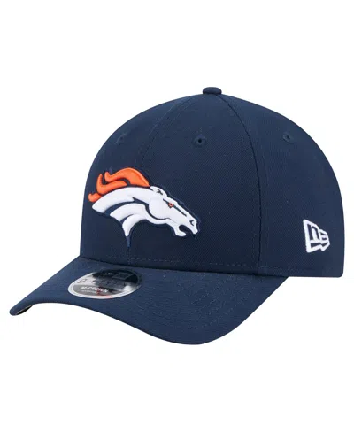 New Era Men's Navy Denver Broncos Team Collection 9forty M-crown Adjustable Hat In Blue