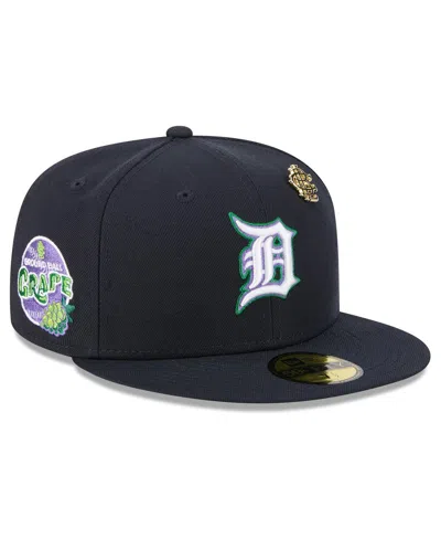 New Era Men's Navy Detroit Tigers 2025 Big League Chew 59fifty Fitted Hat In Blue