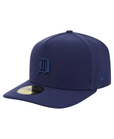 New Era Men's Navy Detroit Tigers Color Pack A-frame 59fifty Fitted Hat In Blue