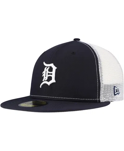 New Era Men's Navy Detroit Tigers Team Color 59fifty Trucker Fitted Hat