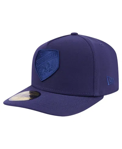 New Era Men's Navy Fc Cincinnati Color Pack A-frame 59fifty Fitted Hat