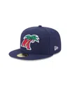 New Era Men's Navy Fort Myers Mighty Mussels Theme Nights 59fifty Fitted Hat