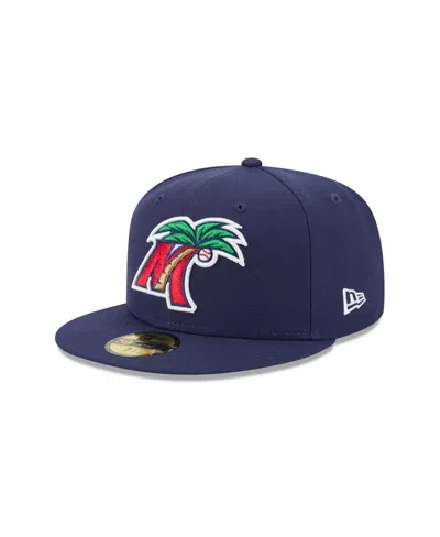 New Era Men's Navy Fort Myers Mighty Mussels Theme Nights 59fifty Fitted Hat