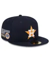 New Era Men's Navy Houston Astros Big League Chew Team 59fifty Fitted Hat In Navy