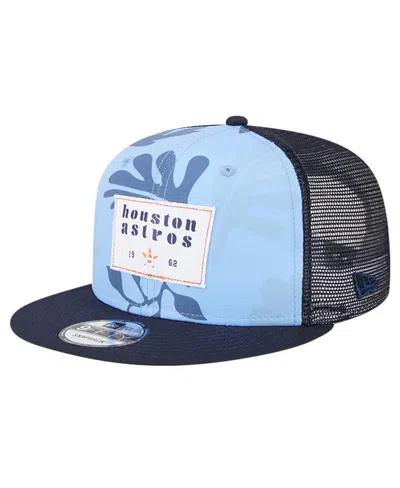 New Era Men's Navy New York Yankees Bikini Bottom Trucker 9fifty Snapback Hat