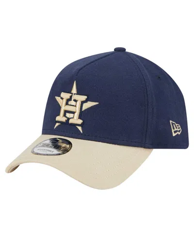NEW ERA MEN'S NAVY HOUSTON ASTROS MOLESKIN A-FRAME 9FORTY ADJUSTABLE HAT