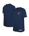 New Era Men's Navy Houston Texans 2024 Nfl Training Camp T-shirt In Heather Navy