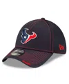 New Era Men's Navy Houston Texans Neo 39thirty Flex Hat In Navy,camo