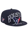 New Era Men's Navy Houston Texans Oversized 59fifty Fitted Hat In Blue