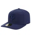 New Era Men's Navy Minnesota Twins Color Pack A-frame 59fifty Fitted Hat