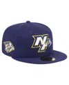 New Era Men's Navy Nashville Predators Deceptor 59fifty Fitted Hat In Blue
