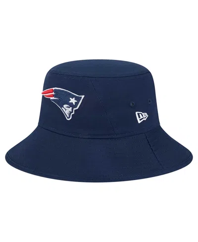 New Era Men's Navy New England Patriots Main Bucket Hat