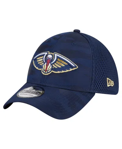 New Era Men's Navy New Orleans Pelicans Subtle Camo 39thirty Flex Hat