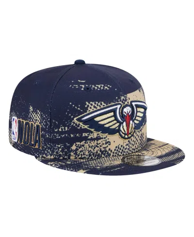 New Era Men's Navy New Orleans Pelicans Tip-off 9fifty Snapback Hat In Blue