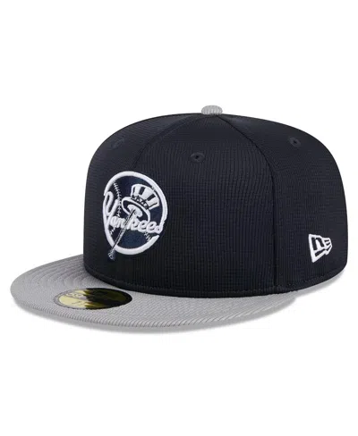 NEW ERA MEN'S NAVY NEW YORK YANKEES 2024 BATTING PRACTICE 59FIFTY FITTED HAT
