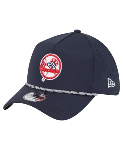 New Era Men's Navy New York Yankees 39thirty A-frame Perforated Flex Hat In Blue