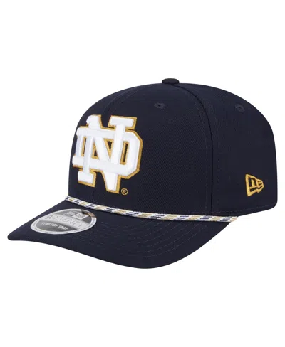 New Era Men's Navy Notre Dame Fighting Irish Game Day Multi-rope 9seventy Stretch-snap Hat