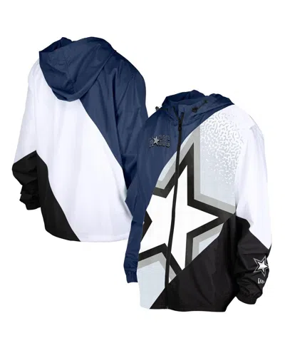 New Era Men's Navy Orlando Magic 2024/25 City Edition Full-zip Windbreaker Jacket In Multi