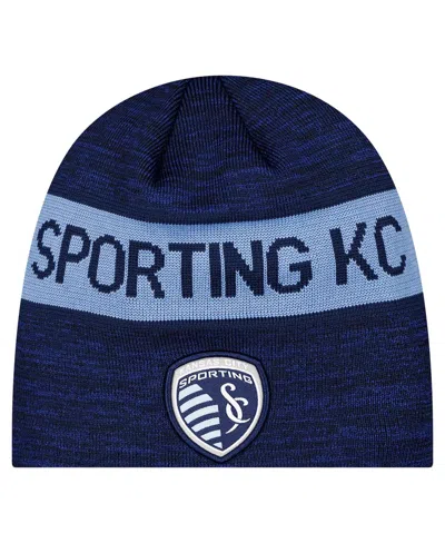 New Era Men's Navy Sporting Kansas City 2025 Kickoff Beanie Hat