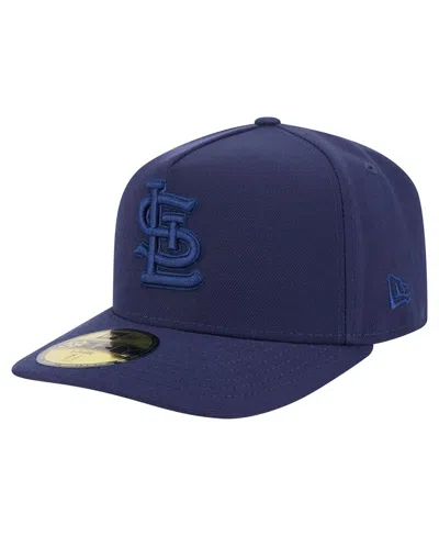 New Era Men's Navy St. Louis Cardinals Color Pack A-frame 59fifty Fitted Hat In Blue