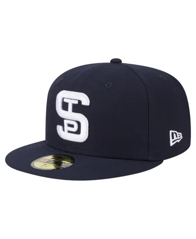New Era Men's Navy St. Paul Saints Authentic Collection 59fifty Fitted Hat In Blue