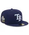 New Era Tampa Bay Rays Authentic Collection On-field Low Profile 59fifty Fitted Cap In Navy