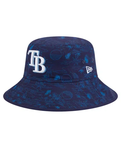 New Era Men's Navy Tampa Bay Rays 2025 Spring Training All Over Print Bucket Hat