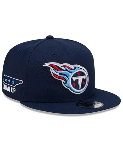 New Era Men's Navy Tennessee Titans 2024 Nfl Draft 9fifty Snapback Hat In Blue