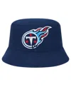 New Era Men's Navy Tennessee Titans Helmet Bucket Hat In Navy