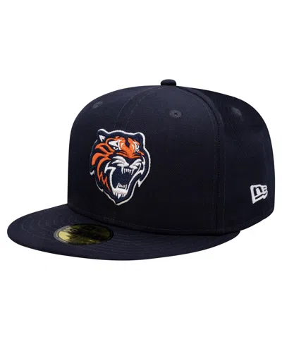 New Era Men's Navy Tigres De Quintana Roo Mexico League On Field 59fifty Fitted Hat In Blue