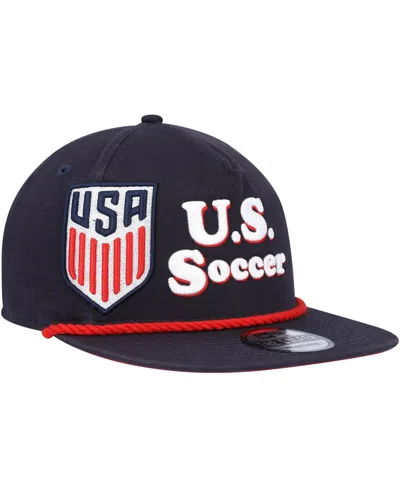 New Era Men's Navy Usmnt Heritage The Golfer Snapback Hat