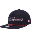 New Era Men's Navy Usmnt Script Golfer Adjustable Hat In Navy