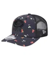 NEW ERA MEN'S NAVY/BLACK GREEN BAY PACKERS ADVENTURE DRINKS PATTERN 9SEVENTY STRETCH-SNAP HAT