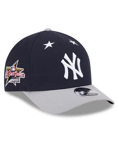 New Era Men's Navy/gray New York Yankees 2025 Mlb All-star Game 9forty M-crown Adjustable Hat In Multi