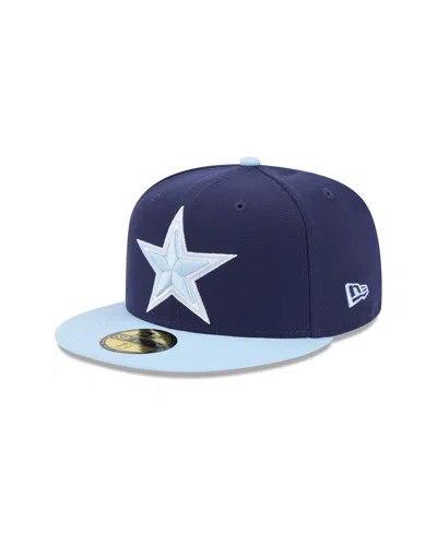 New Era Men's Navy/light Blue Dallas Cowboys Color Pack Two-tone 59fifty Fitted Hat In Multi