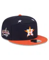 New Era Men's Navy/orange Houston Astros 2025 Mlb All-star Game Side Patch 9fifty Snapback Hat