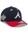 New Era Men's Navy/red Atlanta Braves 2025 Mlb All-star Game 9forty M-crown Adjustable Hat In Multi