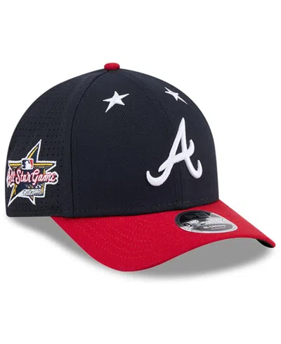 New Era Men's Navy/red Atlanta Braves 2025 Mlb All-star Game 9forty M-crown Adjustable Hat In Multi
