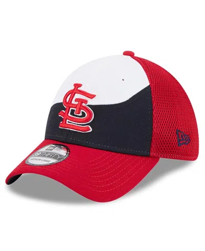 New Era Men's Navy/red St. Louis Cardinals 2025 Spring Training 39thirty Flex Hat In Navy,red