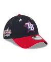 New Era Men's Navy/red Tampa Bay Rays 2025 Mlb All-star Game Workout 39thirty Flex Hat In Multi