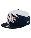 NEW ERA MEN'S NAVY/WHITE HOUSTON ASTROS JAGGED 9FIFTY SNAPBACK HAT