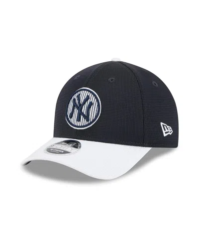 New Era Men's Navy/white New York Yankees 2025 Batting Practice 9forty M-crown Adjustable Hat In Navy,white