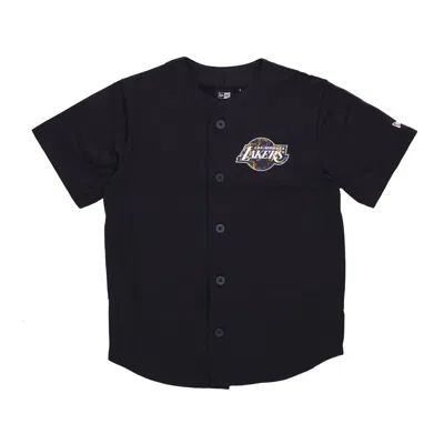 New Era Men's Nba Infill Team Logo Jersey Buttons Jacket Loslak Black/true Purple