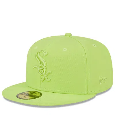 New Era Men's Neon Green Chicago White Sox 2023 Spring Color Basic 59fifty Fitted Hat
