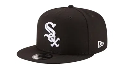 Pre-owned New Era Men's  9fifty Chicago White Sox Snapback Cap In Black